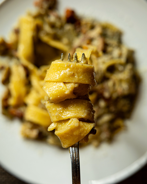 Piatto di pasta della tradizione