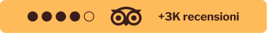 Tripadvisor e oltre 3K recensioni